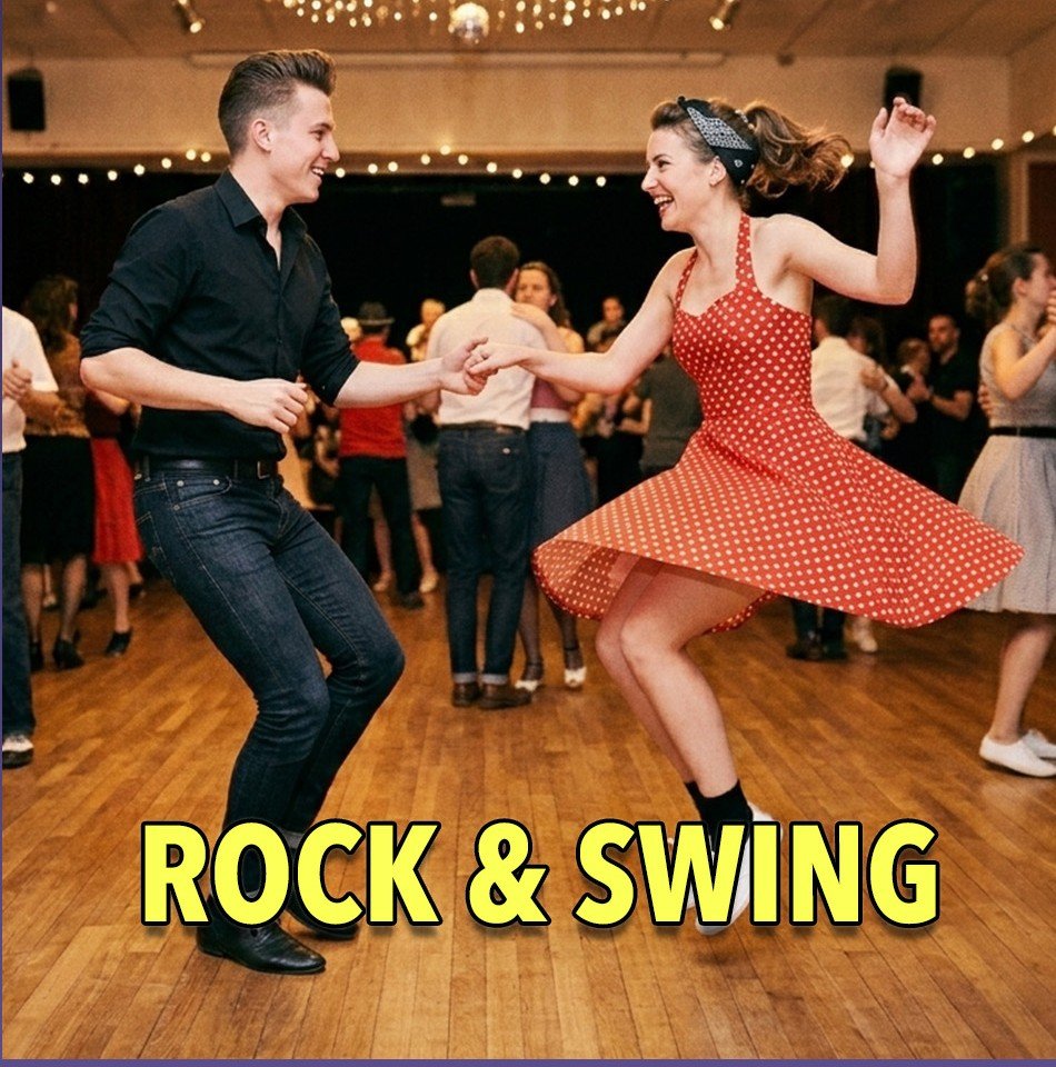 Couple dansant le Rock et le Swing